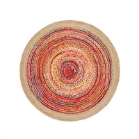 Ковер Из джута и хлопка 150 см Jaco единый размер разноцветный AM.PM  фото, kupilegko.ru